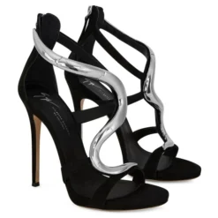 VENERE-Black-Sandals -Nuvella Shop E100043001 C 1