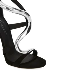 VENERE-Black-Sandals -Nuvella Shop E100043001 E 1