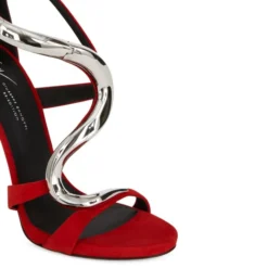 VENERE-Red-Sandals -Nuvella Shop E100043003 E 1