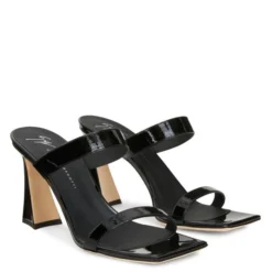 FLAMINIA-Black-Sandals -Nuvella Shop E100084001 C 1