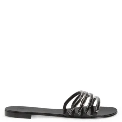 IRIDE CRYSTAL-Black-Sandals