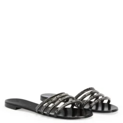 IRIDE CRYSTAL-Black-Sandals -Nuvella Shop E200003A010 C 1