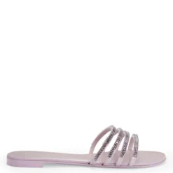 IRIDE CRYSTAL-Pink-Sandals