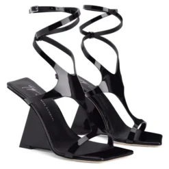 TUTANKAMON-Black-Sandals -Nuvella Shop E200037001 C 1