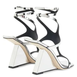 TUTANKAMON-Silver-Sandals -Nuvella Shop E200037004 D 1