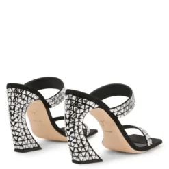 FLAMINIA GLARE-Black-Sandals -Nuvella Shop E200052001 D 1