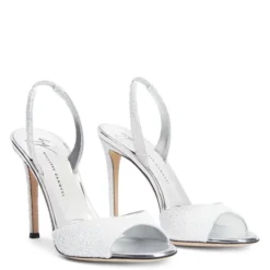 LILIBETH GLITTER-White-Sandals -Nuvella Shop E300000001 C 1 1