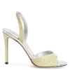 LILIBETH GLITTER-Yellow-Sandals