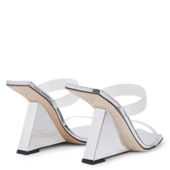 FLORANCE PLEXI-Silver-Wedges -Nuvella Shop E300003001 D 1 1