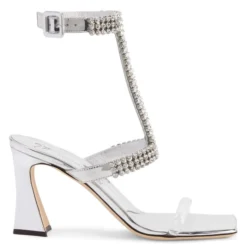 DEVINE CRYSTAL-Silver-Sandals