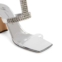 DEVINE CRYSTAL-Silver-Sandals -Nuvella Shop E300012001 E 1