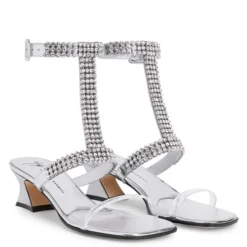 DEVINE CRYSTAL 45-Silver-Sandals -Nuvella Shop E300013001 C 1 1