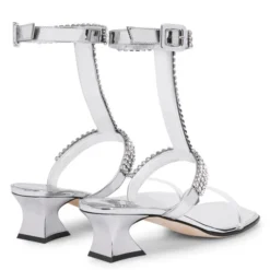 DEVINE CRYSTAL 45-Silver-Sandals -Nuvella Shop E300013001 D 1 1
