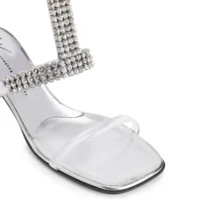DEVINE CRYSTAL 45-Silver-Sandals -Nuvella Shop E300013001 E 1 1