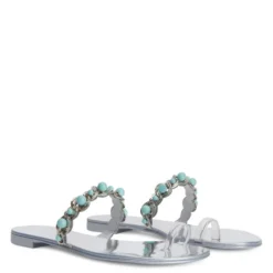 MARGUERITHE FLAT-Silver-Flats -Nuvella Shop E300014001 C 1 1