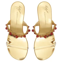 MARGUERITHE-Gold-Flats -Nuvella Shop E300015001 E 1 1