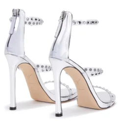 HARMONY SHINE-Silver-Sandals 8 HARMONY SHINE-Silver-Sandals -Nuvella Shop E300016001 D 1 1