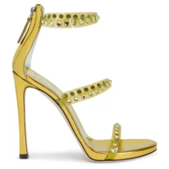 HARMONY SHINE-Yellow-Sandals