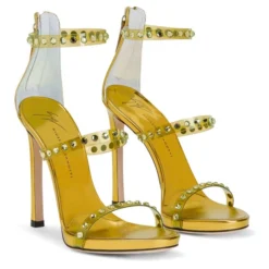 HARMONY SHINE-Yellow-Sandals -Nuvella Shop E300016004 C 1 1