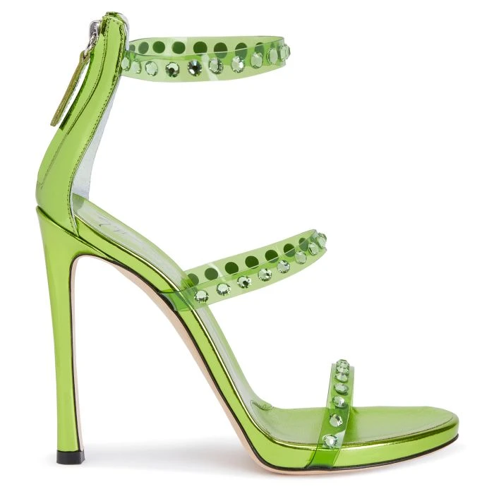 HARMONY SHINE-Green-Sandals 1 HARMONY SHINE-Green-Sandals