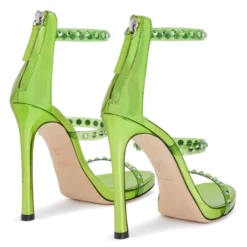 HARMONY SHINE-Green-Sandals 8 HARMONY SHINE-Green-Sandals -Nuvella Shop E300016005 D 1 1