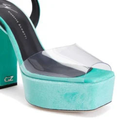 NEW BETTY PLEXI-Blue-Sandals -Nuvella Shop E300021001 E 1 1