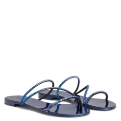 JULIANNE FLAT-Blue-Flats -Nuvella Shop E300022003 C 1 1