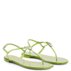 ALPHONSINE-Green-Flats -Nuvella Shop E300025002 C 1 1