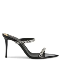 INTRIIGO STRING-Black-Sandals