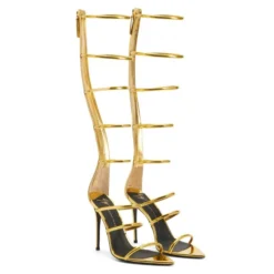 SUPER INTRIIGO-Gold-Sandals 7 SUPER INTRIIGO-Gold-Sandals -Nuvella Shop E300031003 C 1 1