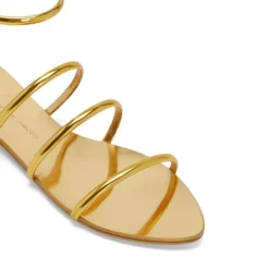 SUPER INTRIIGO-Gold-Flats -Nuvella Shop E300032001 E 1 1