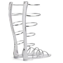 SUPER INTRIIGO-Silver-Flats -Nuvella Shop E300032003 D 1