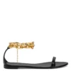 INTRIIGO CHAIN-Black-Flats