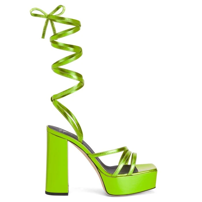 FLAVIENNE-Green-Sandals 1 FLAVIENNE-Green-Sandals