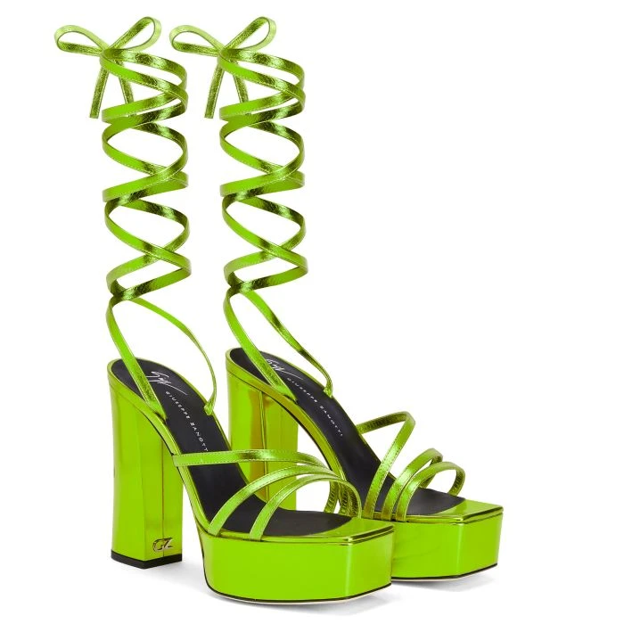 FLAVIENNE-Green-Sandals 3 FLAVIENNE-Green-Sandals - Image 3