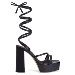 FLAVIENNE-Black-Sandals