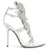 INTRIGO FLAME-Silver-Sandals