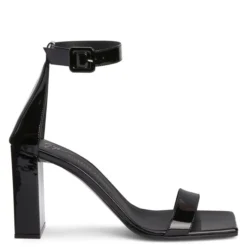SHANGAY BUCKLE-Black-Sandals