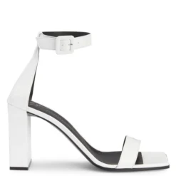 SHANGAY BUCKLE-White-Sandals