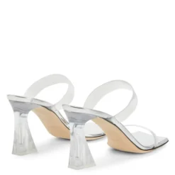 FLAMINIA PLEXI-Silver-Sandals -Nuvella Shop E300052001 D 1