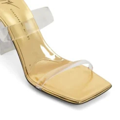 FLAMINIA PLEXI-Gold-Sandals 9 FLAMINIA PLEXI-Gold-Sandals -Nuvella Shop E300052002 E 1