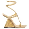 TUTANKAMON CRYSTAL-Gold-Sandals