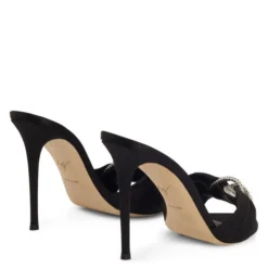 INTRIIGO KNOT-Black-Sandals -Nuvella Shop E300063001 D 1