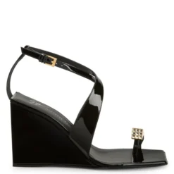 NIHAO RING-Black-Sandals