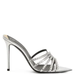 INTRIIGO BAGUETTE-Silver-Sandals