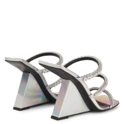 CLAREENCE-Silver-Sandals -Nuvella Shop E300076001 D 1