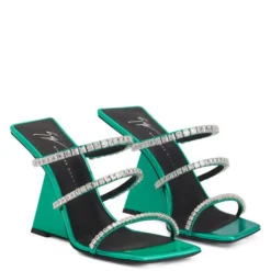 CLAREENCE-Green-Sandals -Nuvella Shop E300076003 C 1