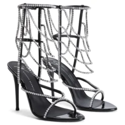 CRISTELLE-Black-Sandals -Nuvella Shop E300077001 C 1 1