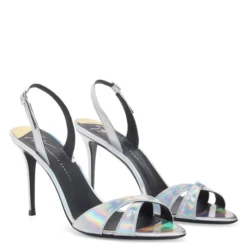 DOROTEE-Silver-Sandals -Nuvella Shop E300079005 C 1