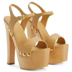 FANNY-Beige-Sandals -Nuvella Shop E300081003 C 1